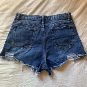 High Waisted Jean Shorts